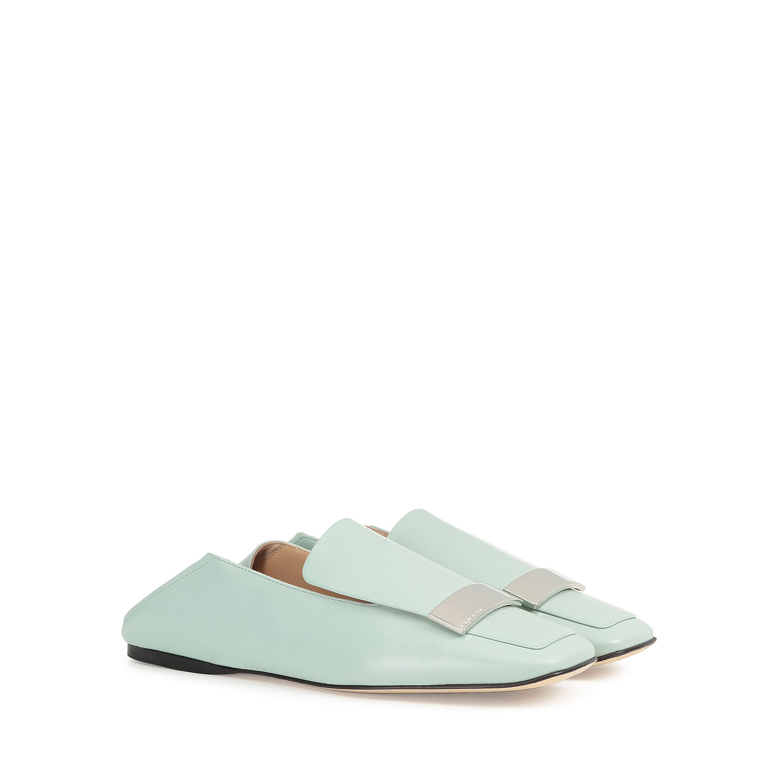 Ballet flats and loafers Green Heel height 5mm sr1 Sergio Rossi