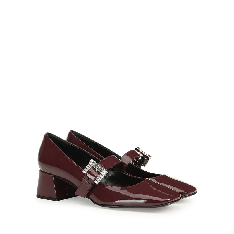 sr Twenty Buckle - Pumps Wine