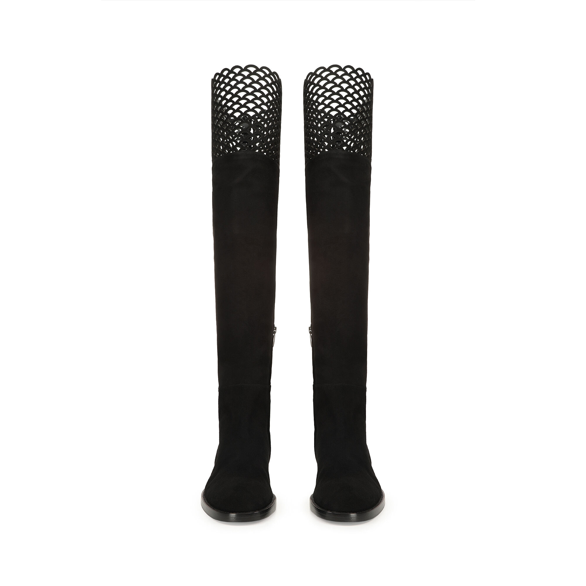 ブーツ ブラック ローヒール: 15mm, sr Mermaid - Boots Black | Sergio Rossi