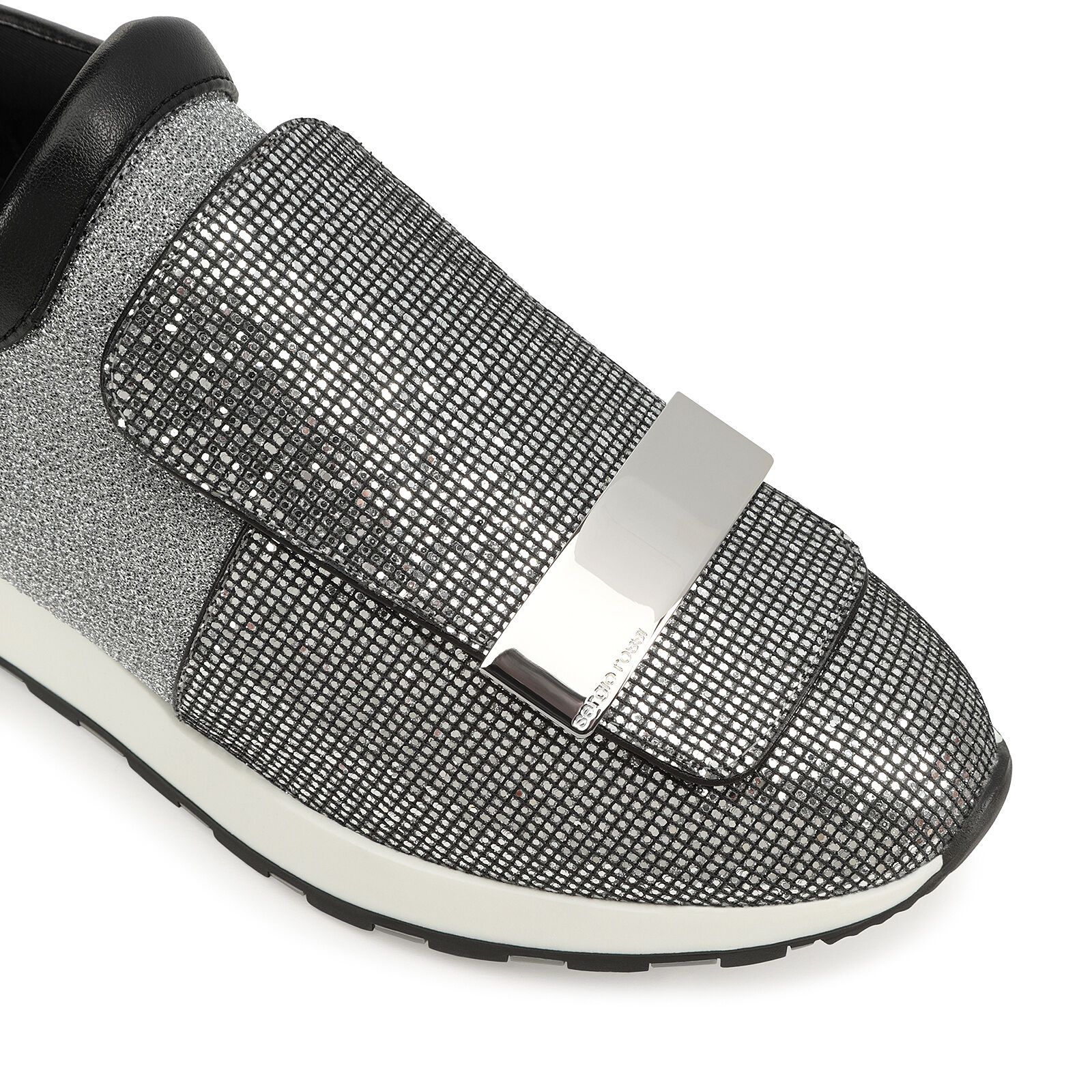 Metallic Heel height: 10mm, sr1 Running | Sergio Rossi