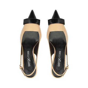 sr1 - Slingbacks Nero/Soft Skin, 3