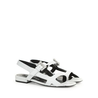 Sandalen Weiss Niedriger Absätze: 15mm, sr Twenty - Sandals White 2