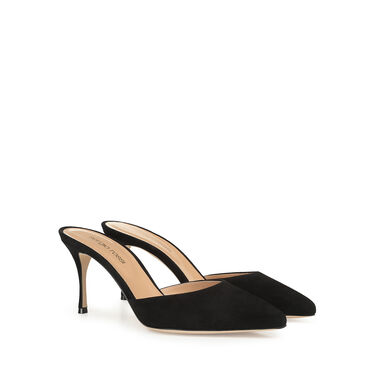Sandals Black Mid heel: 75mm, Elegance 2