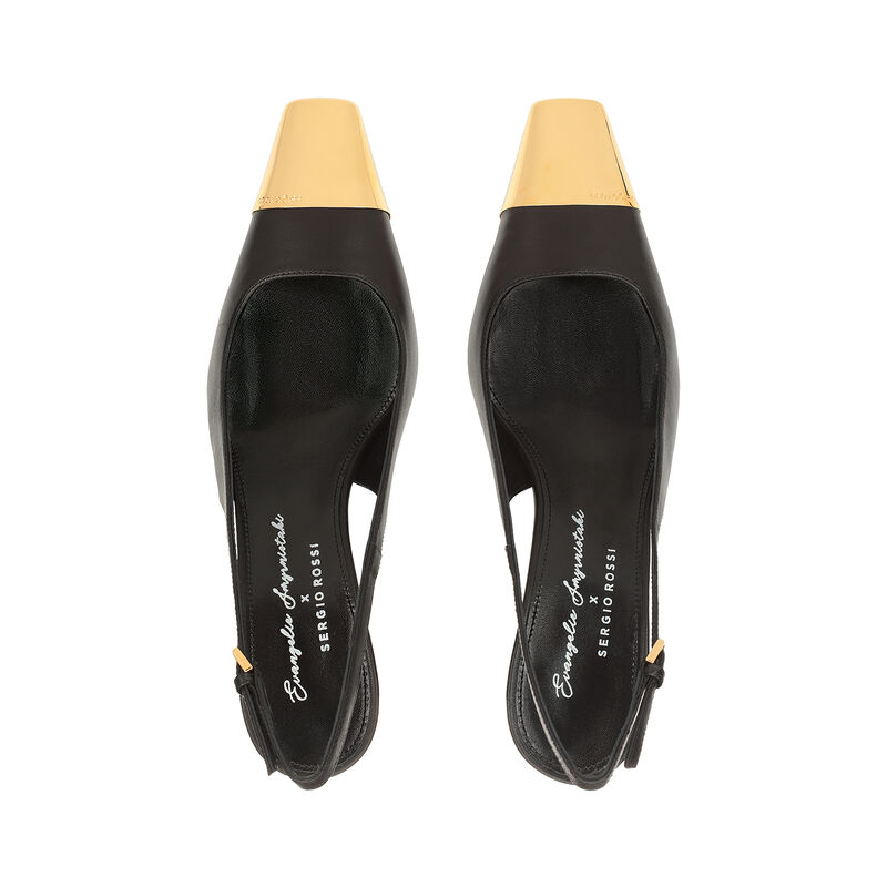 Evangelie - Slingbacks Black
