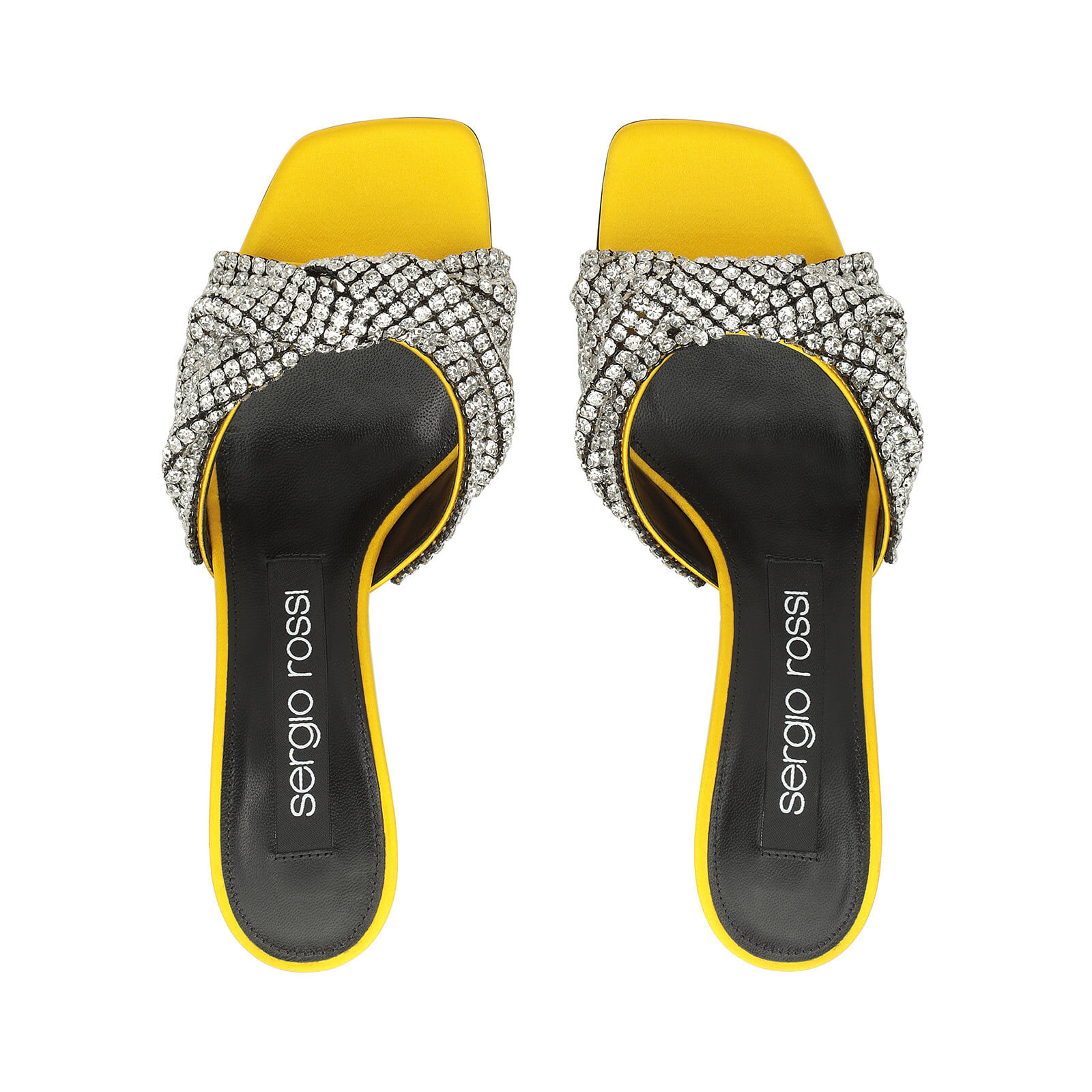 Sergio Rossi イエロー サンダル サンダル イエロー ローヒール: 45mm, SI ROSSI - Sandals