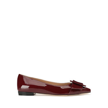 Ballerinas Red Low heel: 10mm, sr Milano Mia  - Ballerinas Bordeaux 2