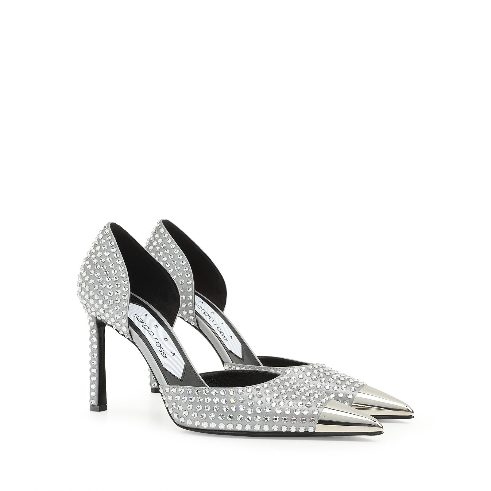 Silver grey pumps store