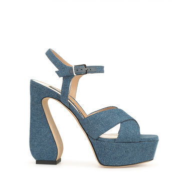 Sandals Blue High heel: 90mm, sr SI ROSSI - Sandals Indigo 2