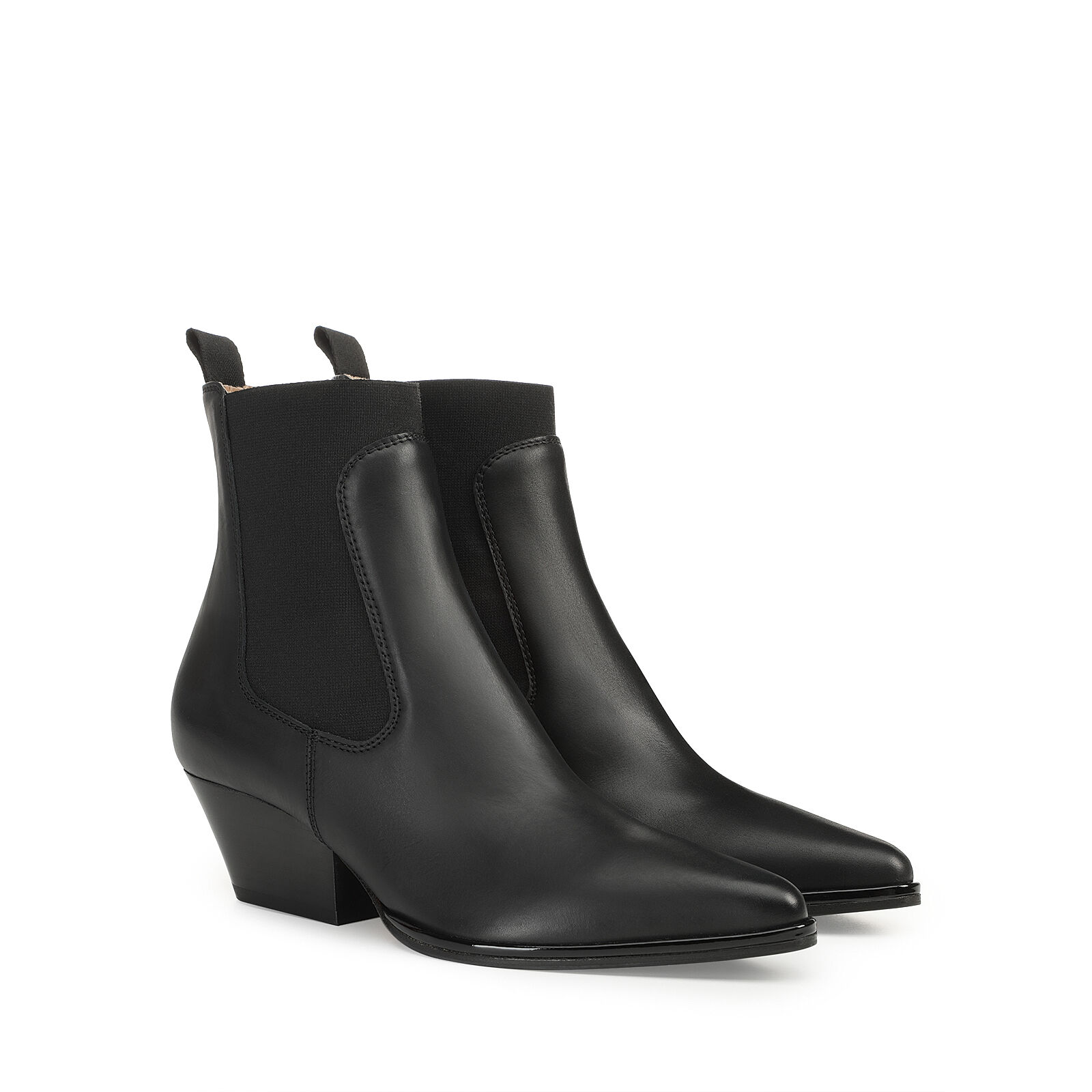 ✨美品✨　sergio rossi レザー　ポインテッドトゥ　ブラック22.5 Sergio Rossi(セルジオ ロッシ)｜sr1 ポインテッドトゥフラット