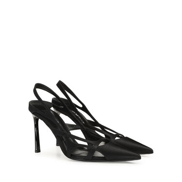 Escarpins Noir Talon haut: 95mm, sr Aracne  - Pumps Black 2