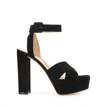 Sandals Black High heel: 90mm, sr Monica  - Sandals Black 2