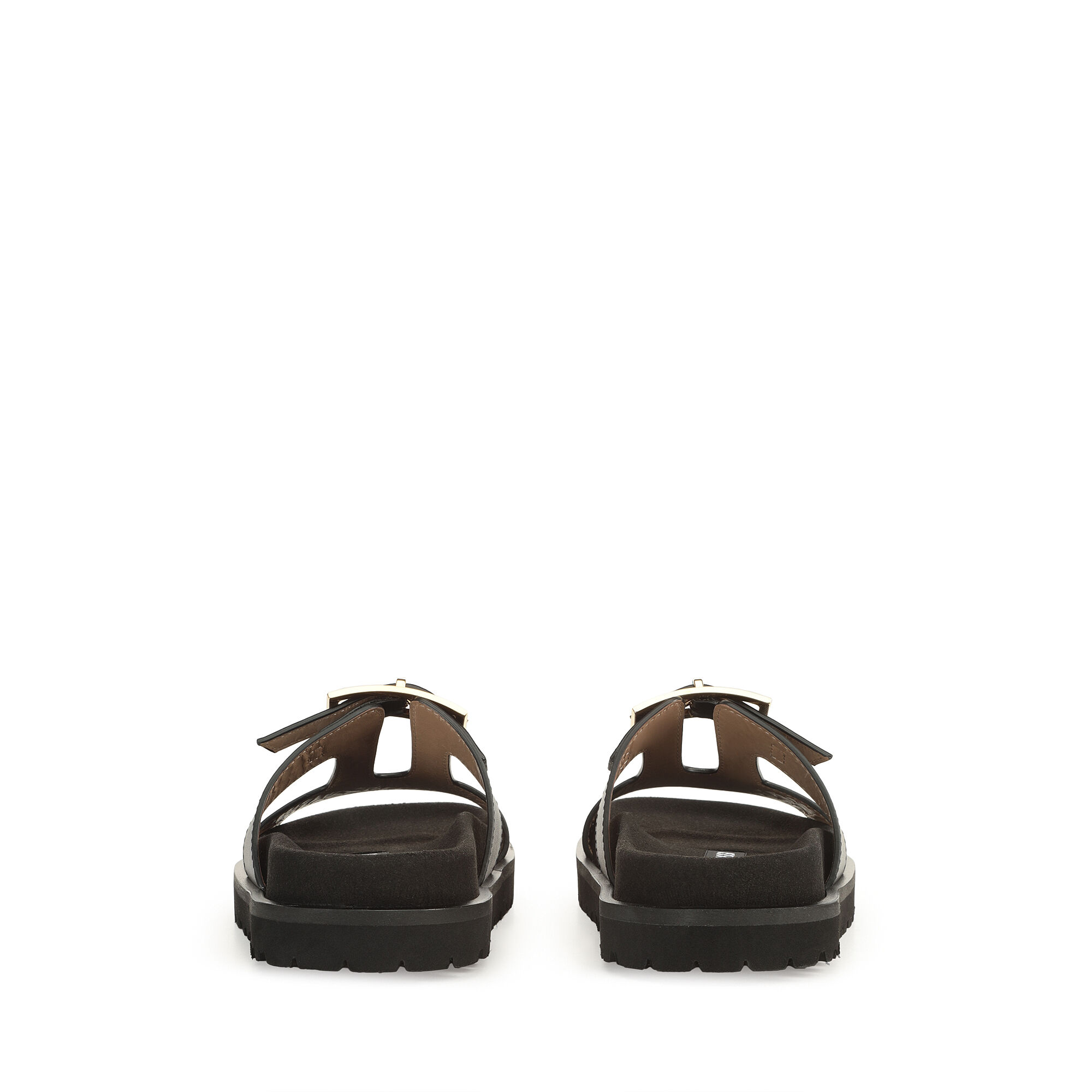 【直営店】sr Nora - Flat sandals Black サンダル サンダル ブラック フラット, sr Nora - Flat sandals Black