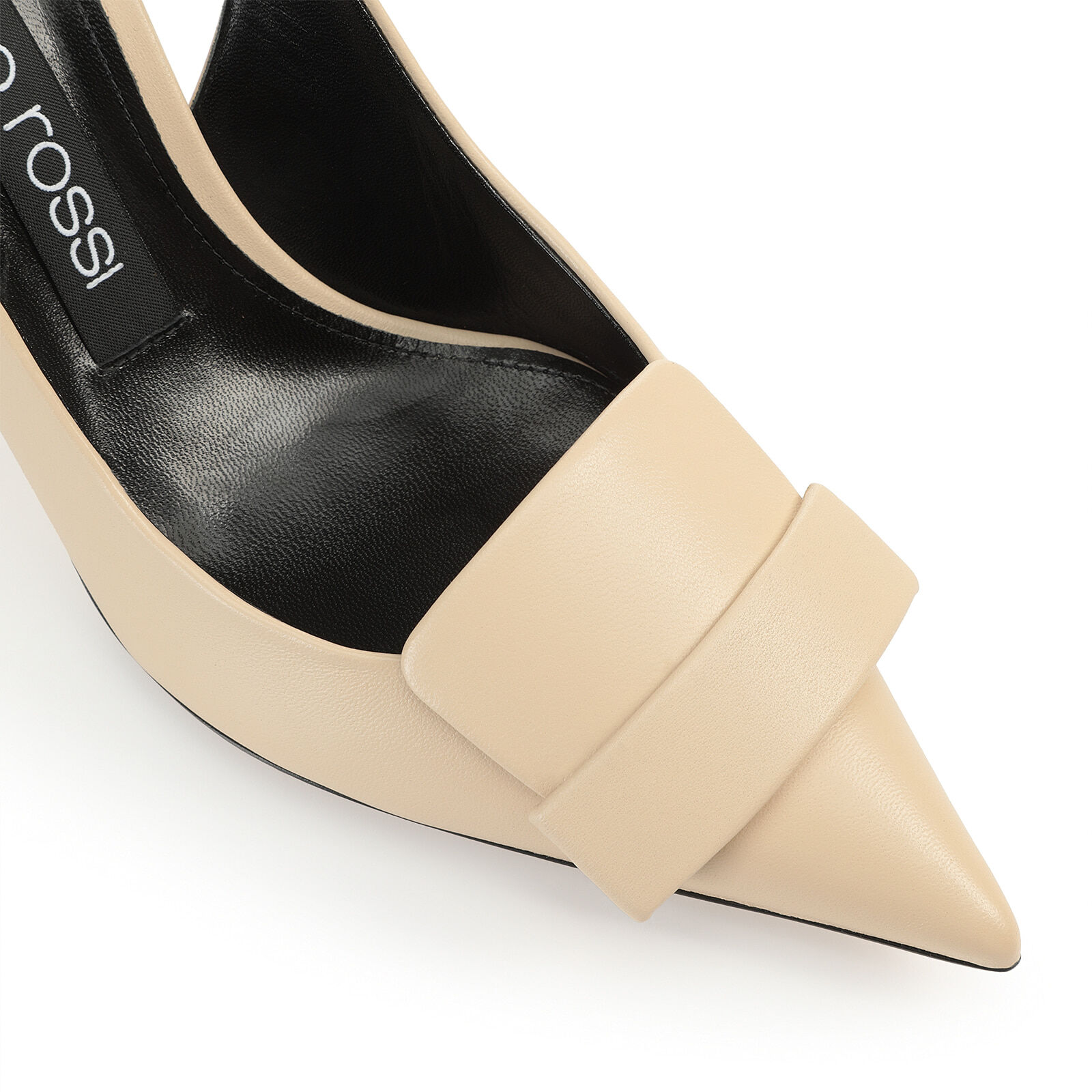 スリングバック ベージュ ミッドヒール: 75mm, sr1 - Slingbacks Chalk | Sergio Rossi