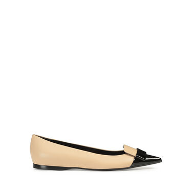 Ballerinas Beige Flat: 10mm, sr1 - Ballerinas Multicolor 2