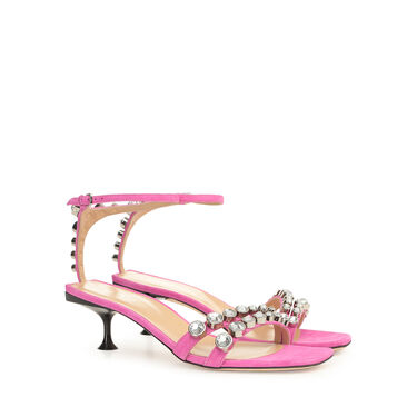 Sandals Pink Mid heel: 50mm, sr Milano  - Sandals Dragon Fruit 2