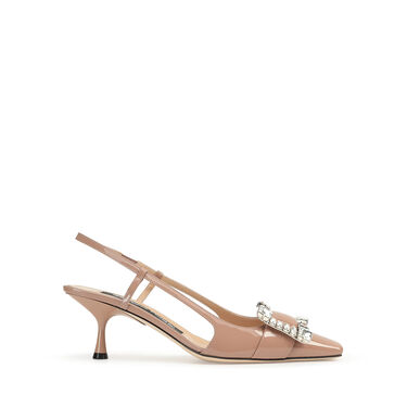 スリングバック beige ミッドヒール: 60mm, sr Twenty - Slingbacks Bright Skin 2