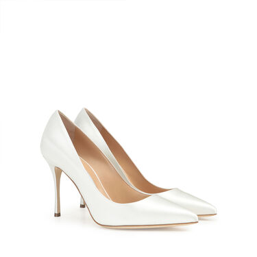 Pumps White High heel: 90mm, Godiva Bridal - Pumps White 2