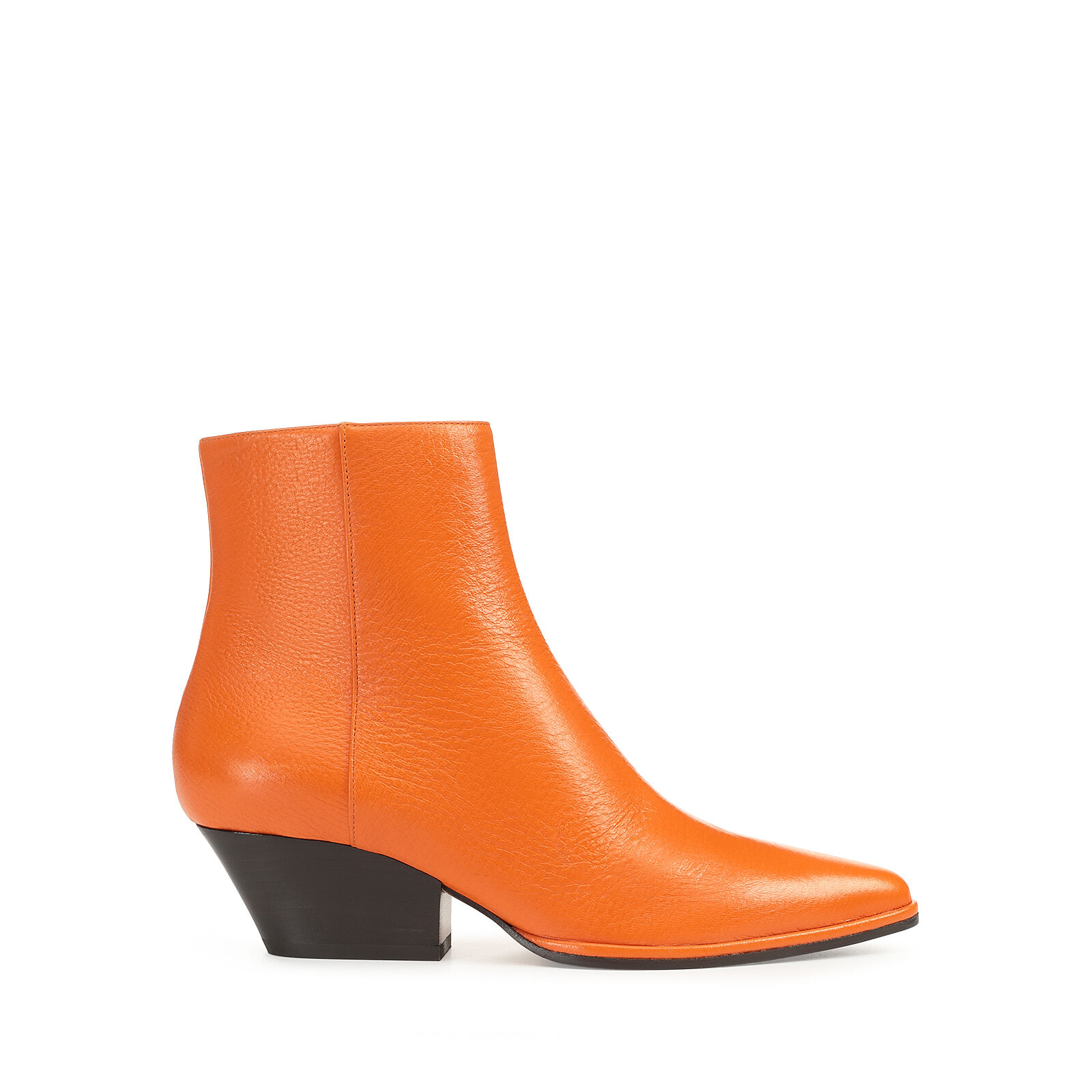 Booties orange Low heel 45mm Carla Sergio Rossi