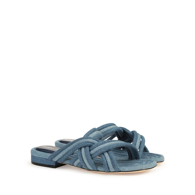 sr Watamu - Flat sandals Indigo