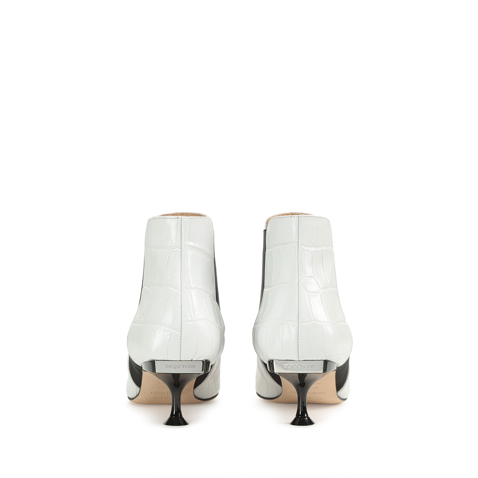 【Sergio Rossi】Sr Milano Bootie 050 Booties White Mid heel: 50mm, sr Milano | Sergio Rossi