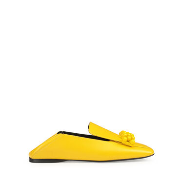 Mocassins Jaune Talon plat: 5mm, sr1 - Slippers Mimosa 1