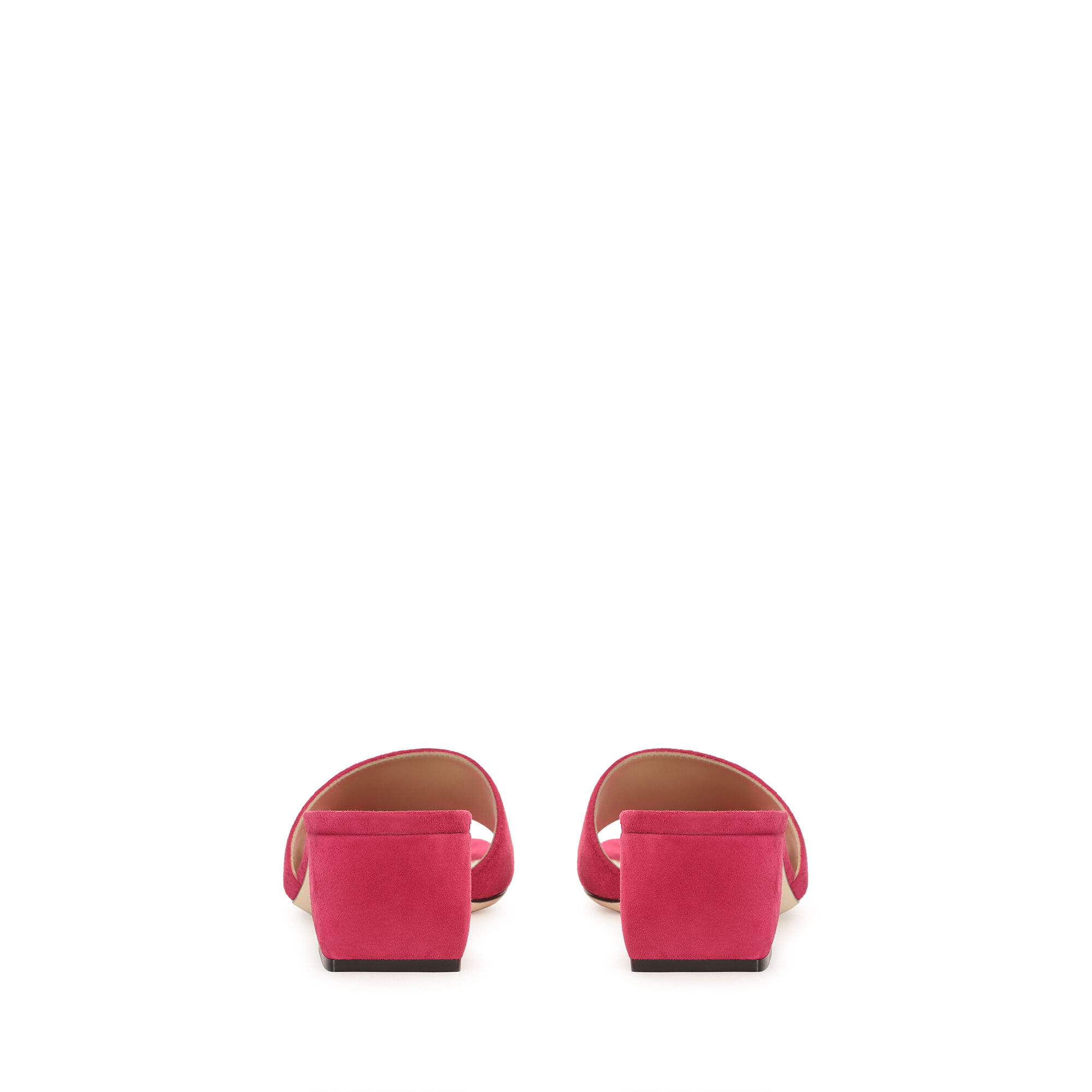 ★SS25★Sergio Rossi★sr SI ROSSI-Sandals Indian Pink Sandals Pink Low heel: 45mm, sr SI ROSSI - Sandals Indian