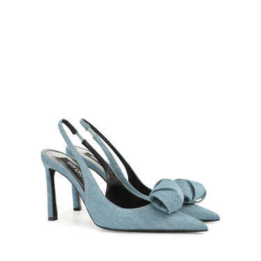 Slingbacks Blue High heel: 95mm, sr Bigoudi - Slingbacks Blue 2