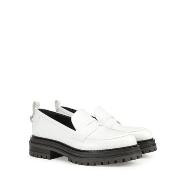 Loafers White Low heel: 15mm, sr Joan - Loafers White 2