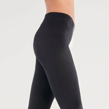 Satin Effect Tights -  Black, 1