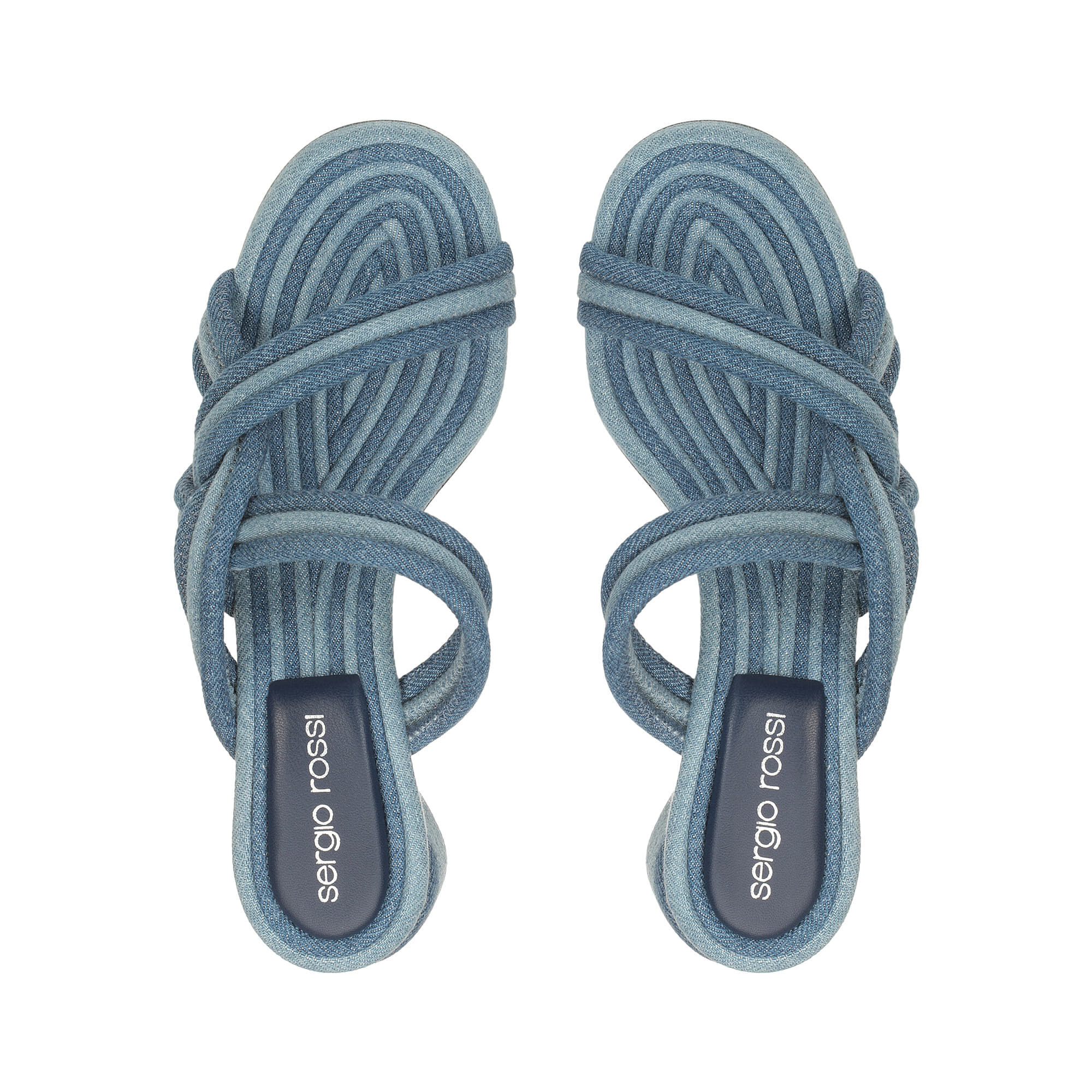 【直営店】sr SI ROSSI - Sandals Blue Paradise サンダル Sandales Bleu Talon haut: 90mm, sr SI ROSSI - Sandals Blue