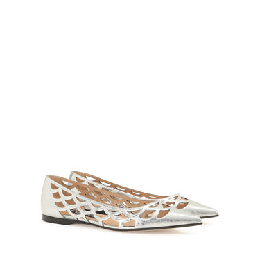 Ballerinas Grey Flat: 10mm, sr Mermaid - Ballerinas Silver 2