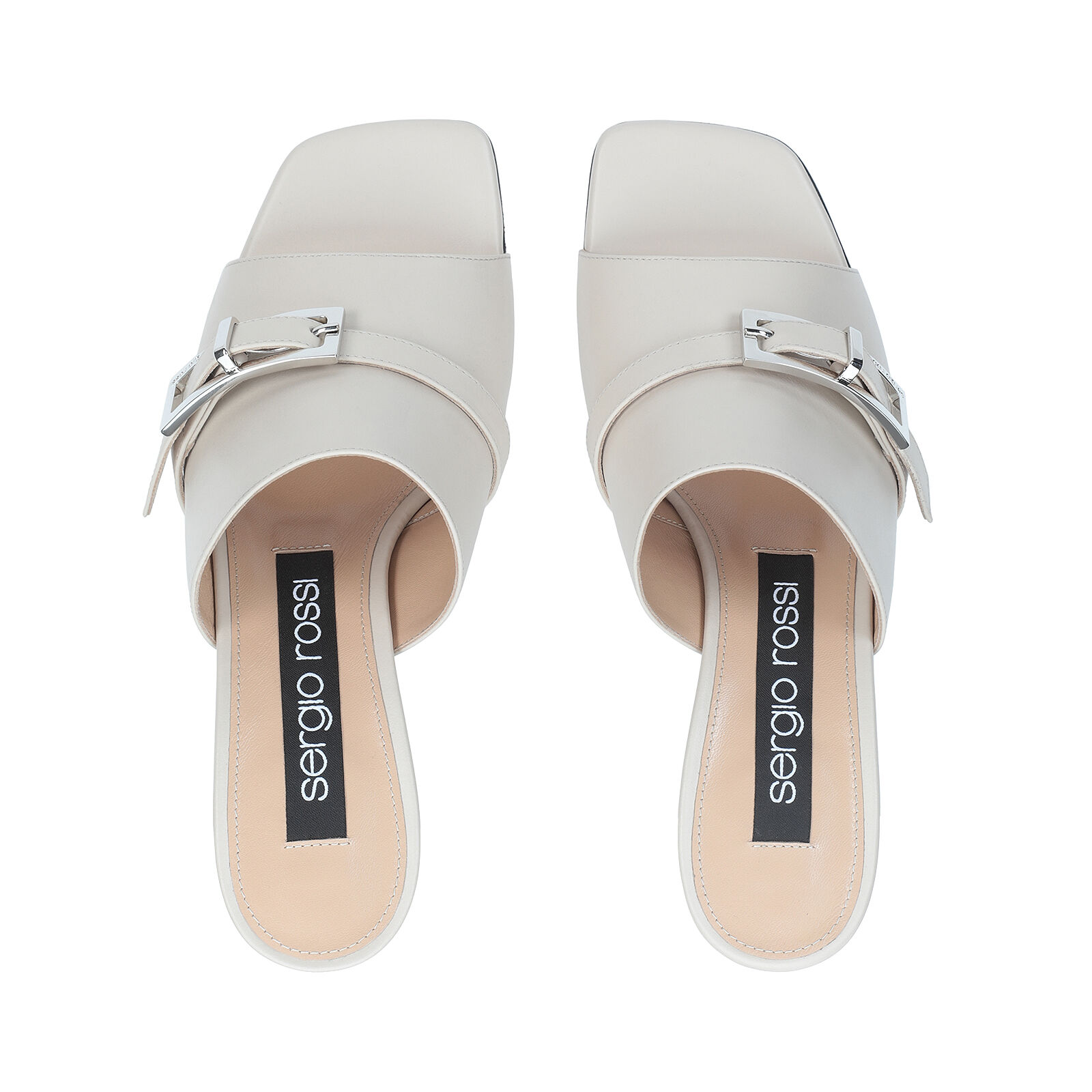 Sandals Beige High heel 80mm sr Nora Sergio Rossi