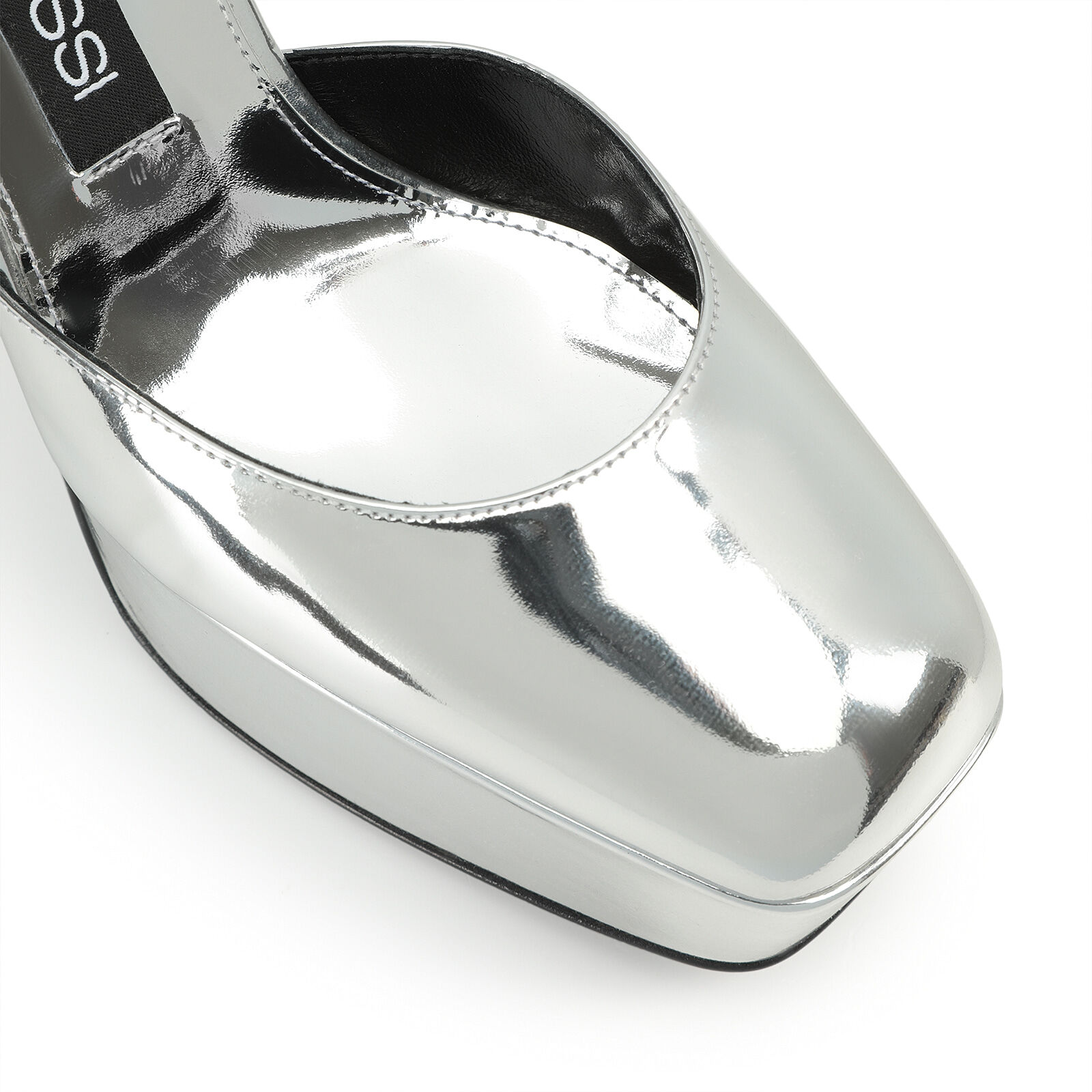 sr Alicia Platform - Décolleté Argento, 4