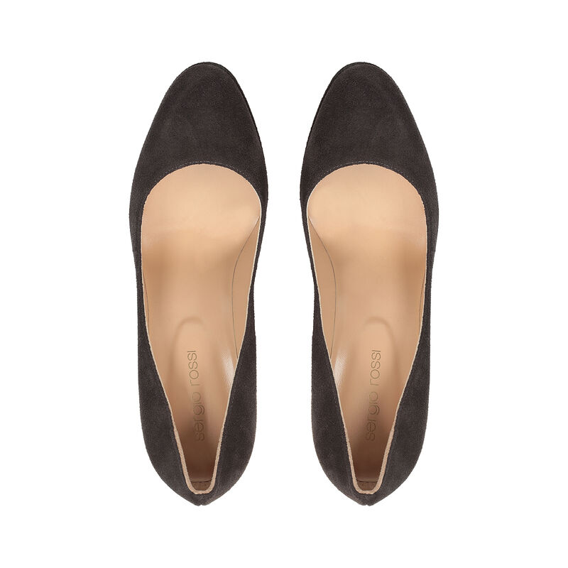 Manhattan - Pumps Gris Noir
