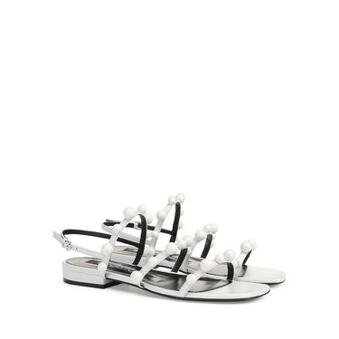 Sandals White Low heel: 15mm, sr Chupetas - Sandals White 2