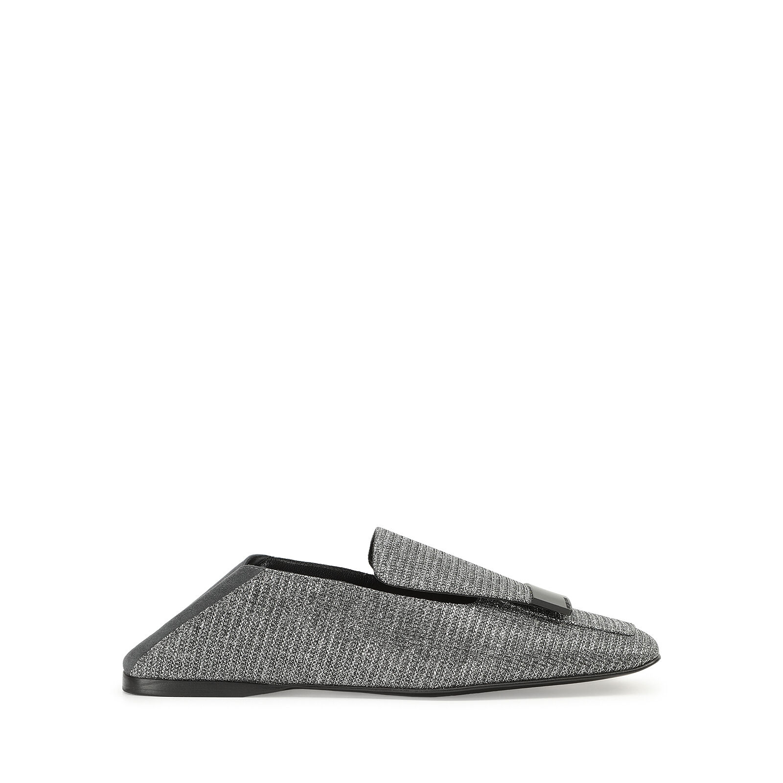 Slippers Grey Flat: 5mm, sr1 - Slippers Acciaio | Sergio Rossi
