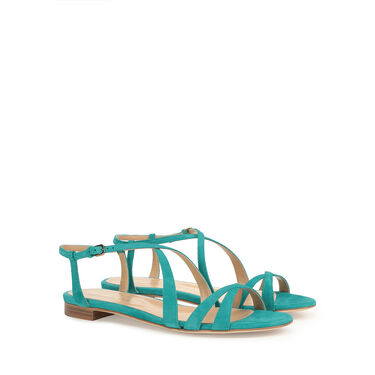 Sandalen Blau ohne Ferse: 10mm, Bon ton - Sandals Turchese 2