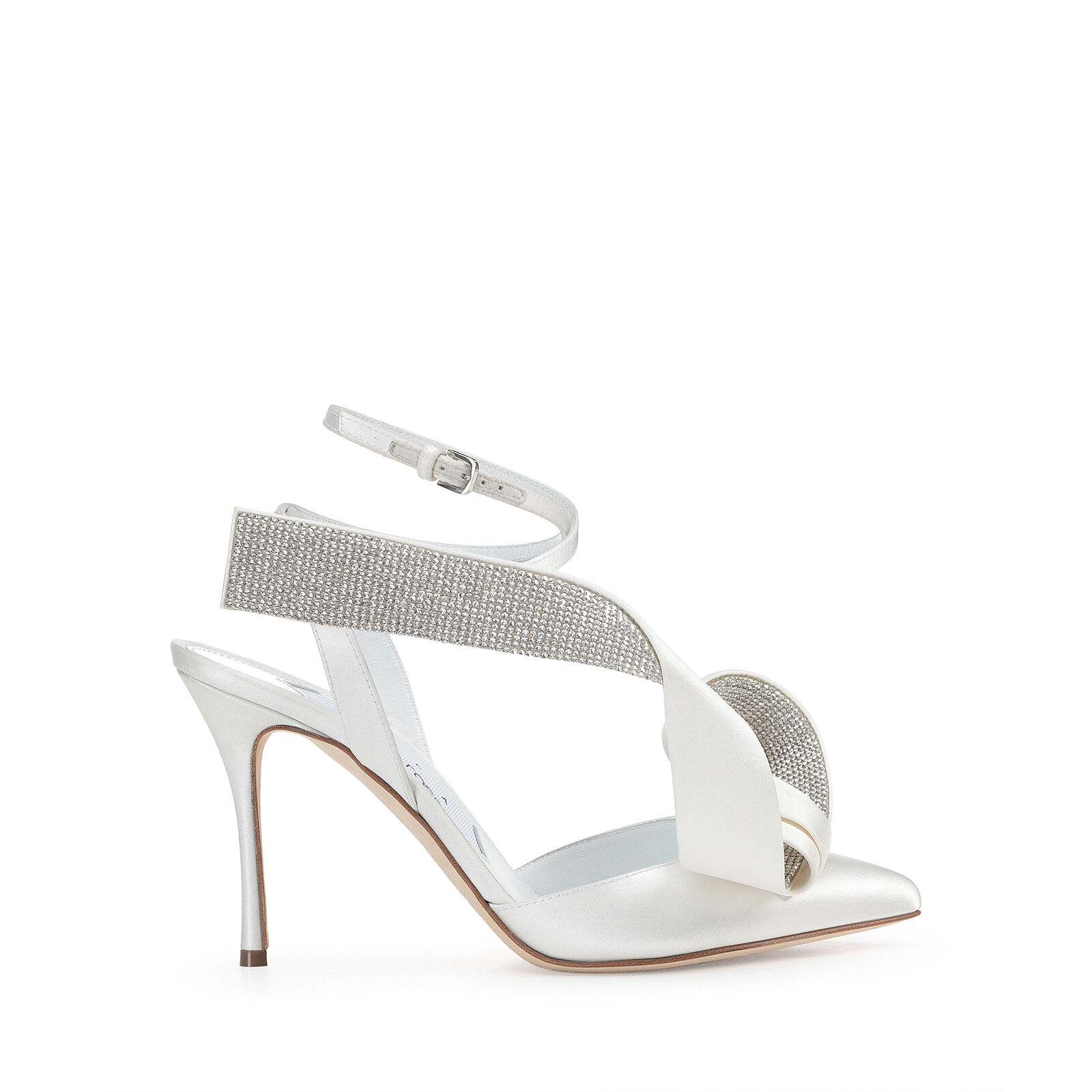 Slingbacks Black High heel: 90mm, Area Marquise - Slingbacks