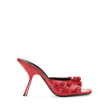 Sandals Red High heel: 100mm, sr Chupetas - Sandals Carminio 1