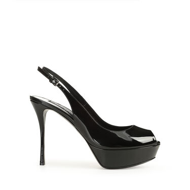 Sandales Noir Talon moyen: 75mm, sr Godiva Platform - Sandals Black 2