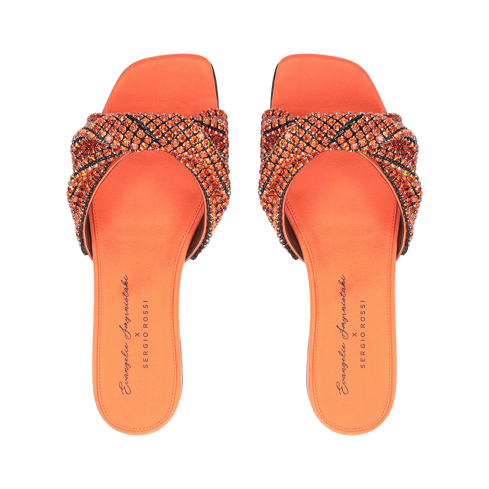 Sandals Pink Low heel: 15mm, Evangelie | Sergio Rossi