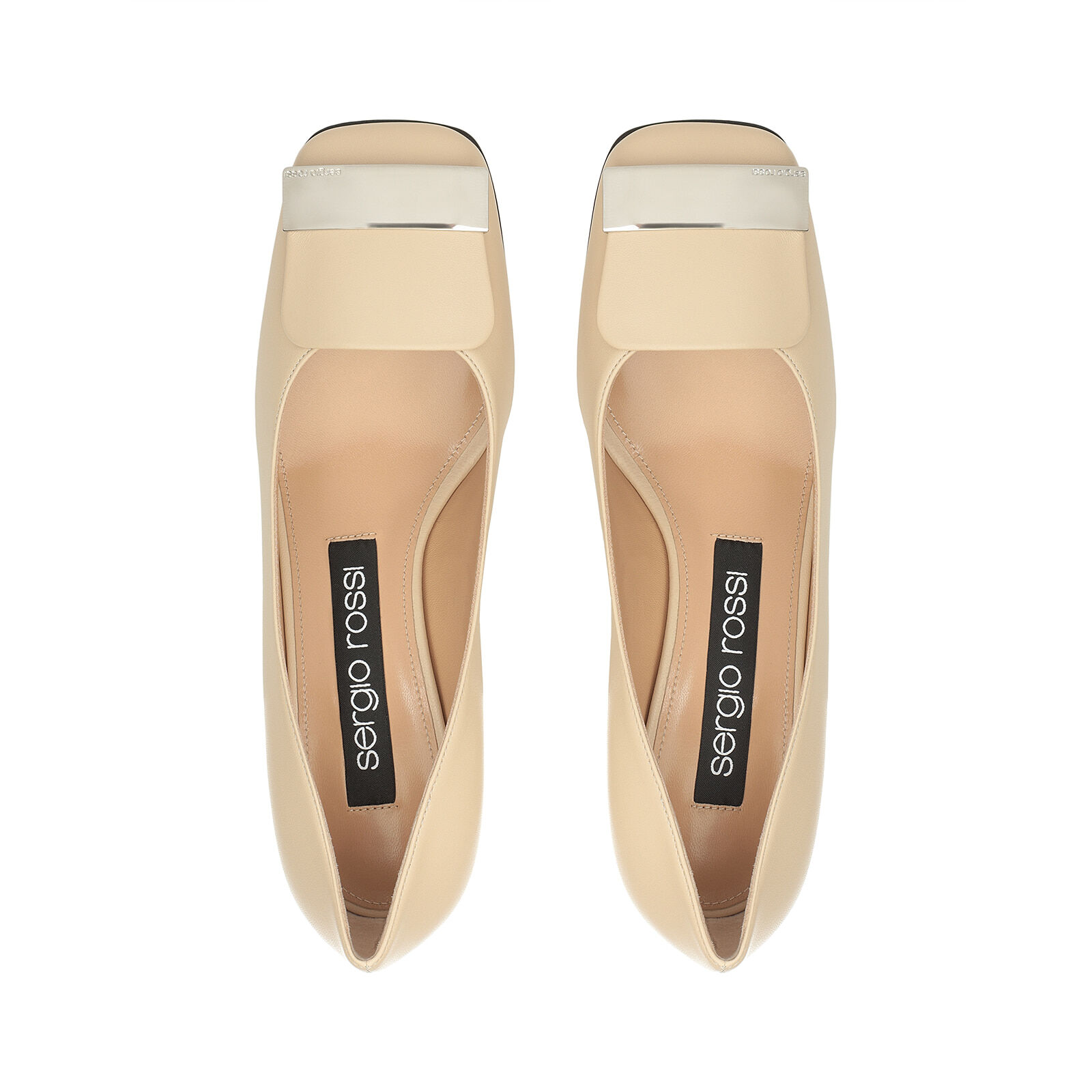 Sergio rossi sales white pumps