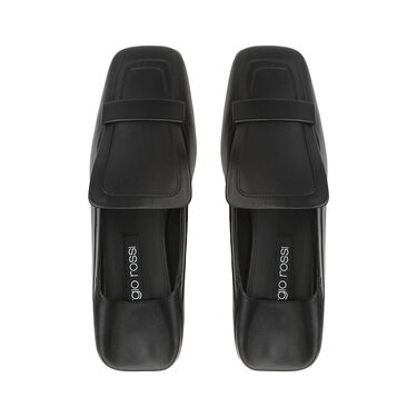Loafers Schwarz ohne Ferse: 5mm, sr1 - Slippers Black 2