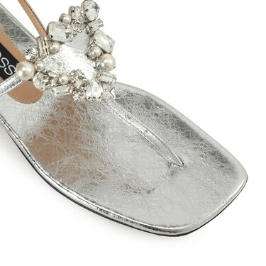 sr Godiva Precious - Flat sandals Silver, 4