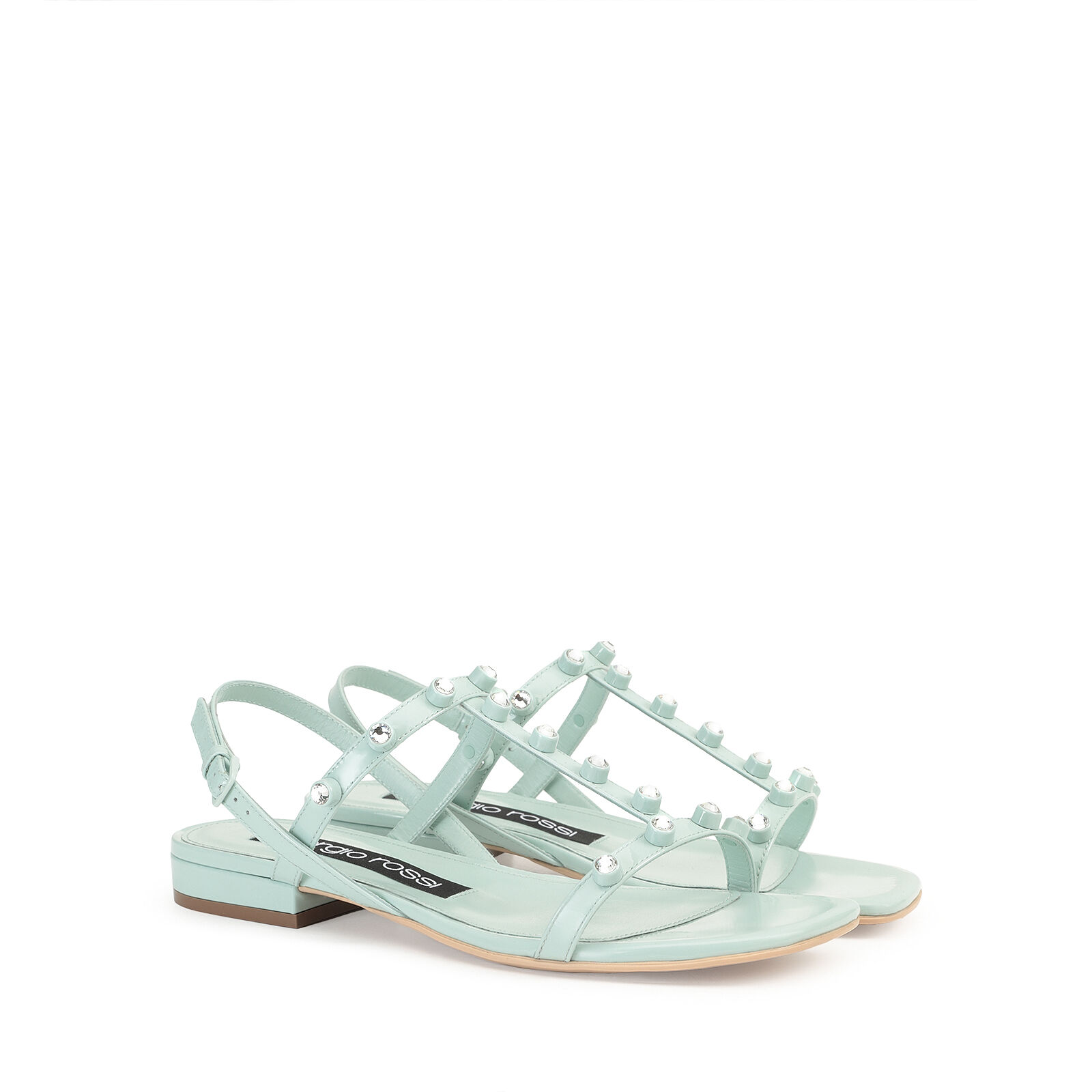 Sandals Green Heel height: 15mm, sr1 | Sergio Rossi Sandals Green Heel height: 15mm, sr1 | Sergio Rossi