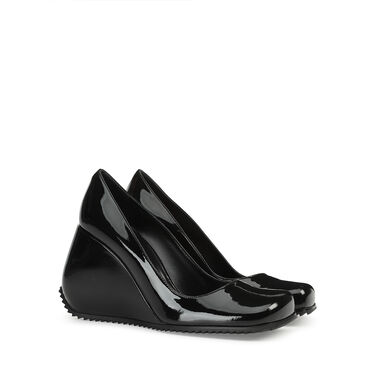 Compensées Noir Talon haut: 90mm, SI ROSSI - Wedges Black 2