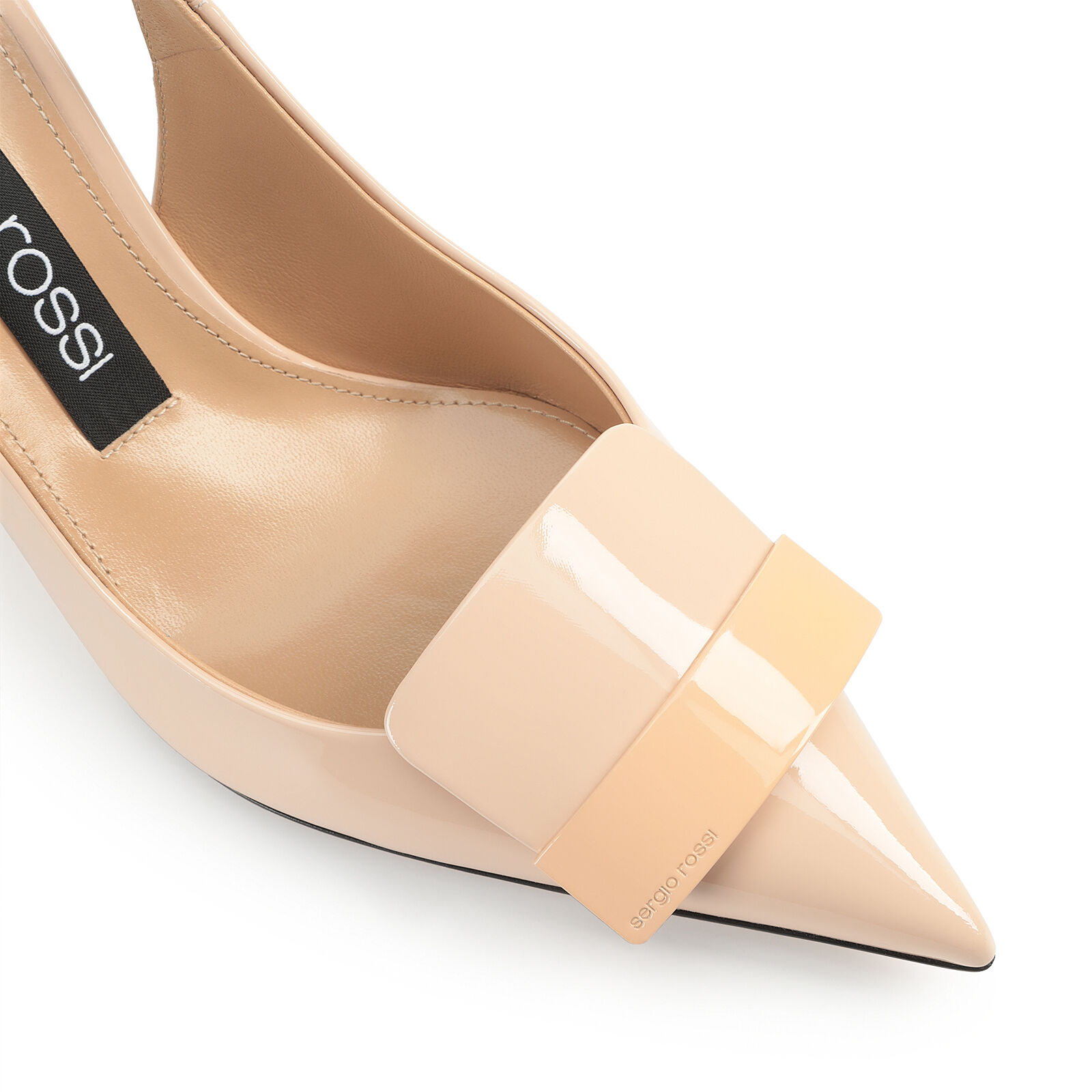 スリングバック ピンク ミッドヒール: 75mm, sr1 - Slingbacks Powder | Sergio Rossi