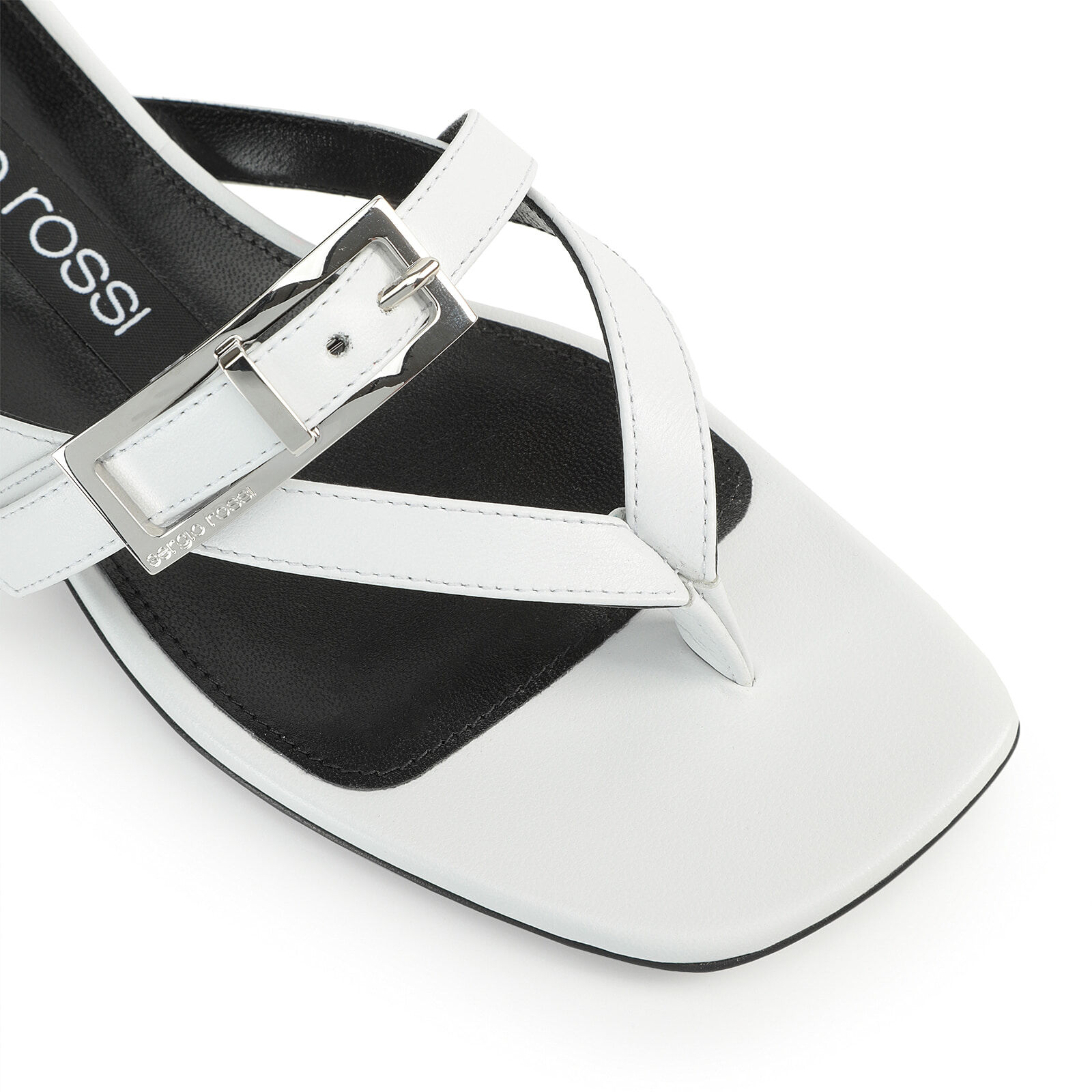 【お試し価格！】 sr 15mm, ローヒール: ホワイト サンダル Nora White Sandals - フラワー・ガーデニング