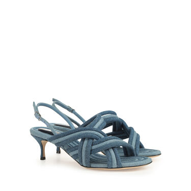 Sandales Bleu Talon moyen: 50mm, sr Watamu - Sandals Indigo 2