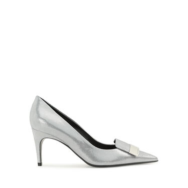 Pumps Grey Mid heel: 75mm, sr1 - Pumps Acciaio 1